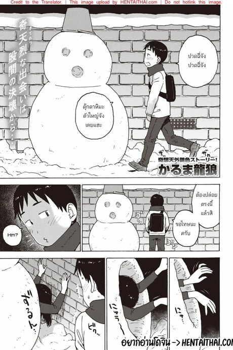เล่นเสียวในตุ๊กตาหิมะ