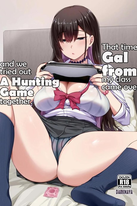 สอนฉันเล่นเกมหน่อยสิ [Anmonkan (Darkmaya)] Class no Gal ga Uchi ni Kite, Issho ni Hunting Action Yattemita Ken  That time Gal from my class came over and we tried out A Hunting Game together