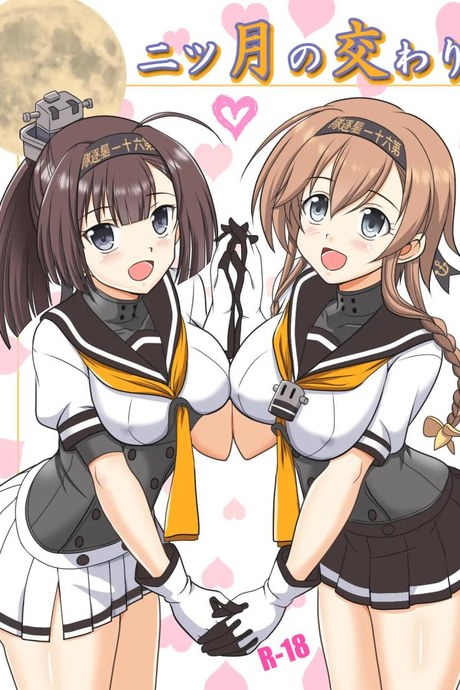 พวกเราจะตอบแทนผู้การแน่นอน  [Kutsugen Kanna] Futatsu Zuki no Majiwari (Kantai Collection -KanColle-)