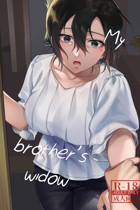 ภรรยาม่ายของพี่ชายผม[nikukyu (Shinima, Sasaki Shino)] Naki Ani no Yome  My Brother's Widow!