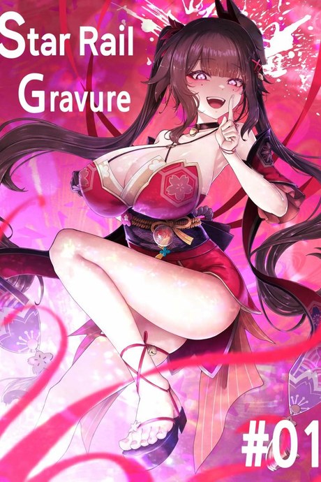 การเล่นเเผลงของฮานาบิ [Horori] Star Rail Gravure #01 Sparkle