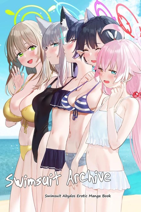 เซนเซย์กับเหล่านักเรียนชุดว่ายน้ำ [Subachikyu (Subachi)] Swimsuit Archive (Blue Archive)