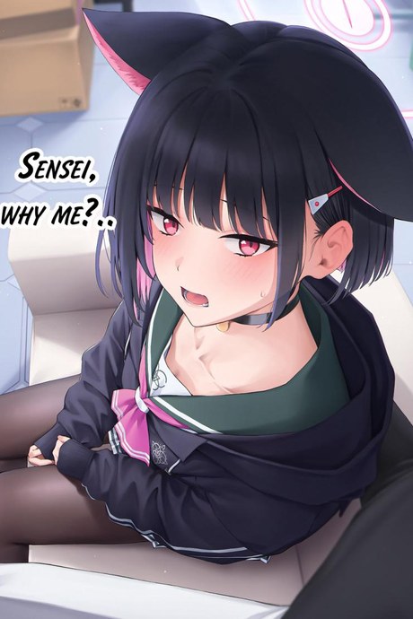 ทำไมต้องเป็นฉันด้วยล่ะคะ (C103) [Titano-makhia (Mikaduchi)] Sensei, Doushite Watashi nano  Sensei, why me (Blue Archive)