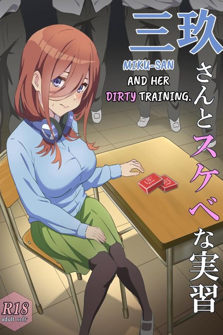 เพศศึกษาฉบับปรับปรุง [Chiri Akuta] Miku-san to Sukebe na Jisshuu  Miku-san and her dirty training (Gotoubun no Hanayome)