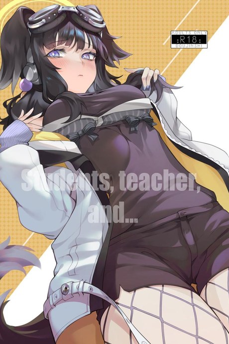 ช่วยทำให้ฉันหายเหนื่อยหน่อยสิ ฮิบิกิ [LV426 (Mecha Sharekoube)] Students, teacher, and... (Blue Archive)