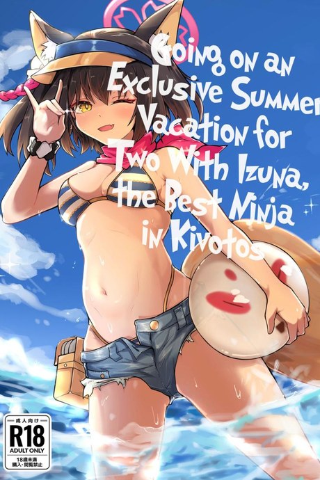 พักร้อนที่ชายหาด [Lard Mashimashi Somen (Rald)] Going on an Exclusive Summer Vacation for Two with Izuna, the Best Ninja In Kivotos (Blue Archive)