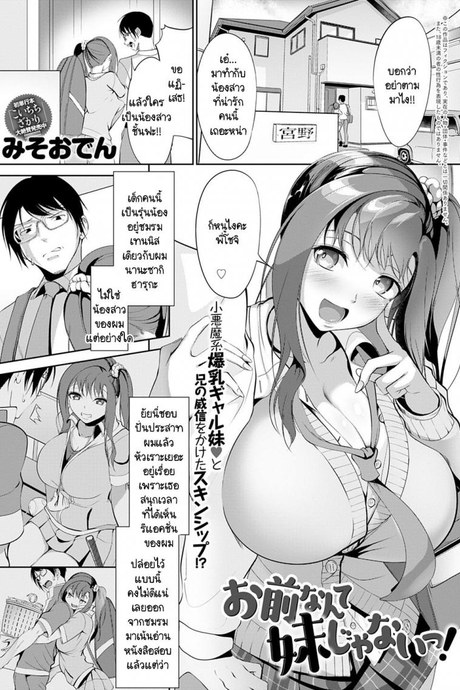 เธอไม่ใช่น้องสาวชั้นซะหน่อย! [Miso Oden] Omae nante imouto jyanai!