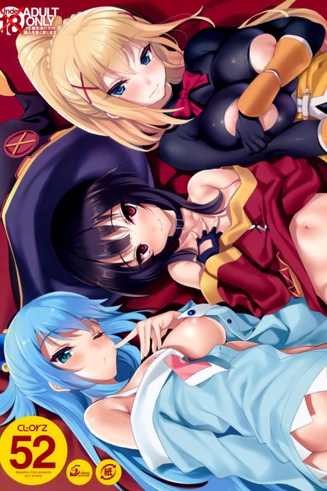 ชีวิตโครตดี มีสาวรุมล้อม [clesta (Cle Masahiro)] CL-orz 52 (Kono Subarashii Sekai ni Syukufuku o!)