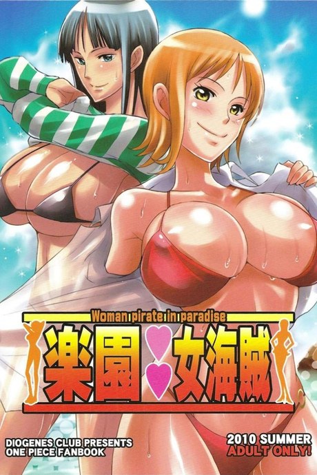 ลองเอ้าท์ดอร์กันสักตั้ง [Haikawa Hemlen] Rakuen Onna Kaizoku Woman Pirate in Paradise (One Piece)