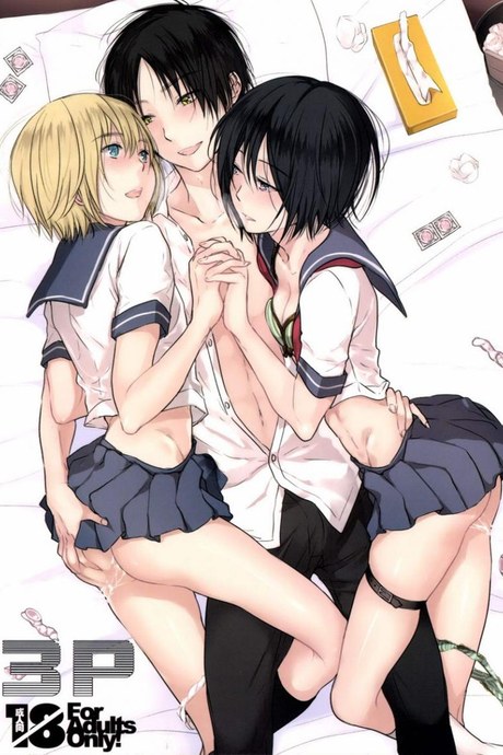เล่นทรีซั่ม ฉัน เขา เธอ [orz (3u)] 3P (Shingeki no Kyojin)