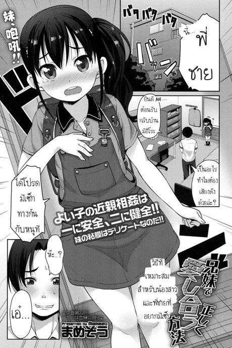 เอาแบบนี้ไม่ท้องนะ [Mamezou] The Proper Way for a Brother and Sister to Make Love (COMIC LO 2017-06)